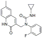 (9CI)-n-環(huán)丙基-n-[(1,2-二氫-6-甲基-2-氧代-3-喹啉)甲基]-n-(2-氟苯基)-脲結(jié)構(gòu)式_606095-07-2結(jié)構(gòu)式