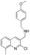 (9ci)-2-氯-n-[(4-甲氧基苯基)甲基]-8-甲基-3-喹啉甲胺結(jié)構(gòu)式_606095-52-7結(jié)構(gòu)式