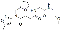 (9ci)-n-[2-[(2-甲氧基乙基)氨基]-2-氧代乙基]-n-(5-甲基-3-異噁唑基)-n-[(四氫-2-呋喃)甲基]-丁烷二酰胺結(jié)構(gòu)式_606098-18-4結(jié)構(gòu)式