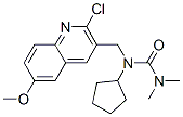 (9ci)-N-[(2-氯-6-甲氧基-3-喹啉)甲基]-N-環(huán)戊基-N,N-二甲基脲結(jié)構(gòu)式_606102-61-8結(jié)構(gòu)式