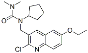 (9ci)-N-[(2-氯-6-乙氧基-3-喹啉)甲基]-N-環(huán)戊基-N,N-二甲基脲結(jié)構式_606103-27-9結(jié)構式