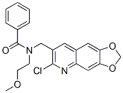 (9ci)-n-[(6-氯-1,3-二氧代[4,5-g]喹啉-7-基)甲基]-n-(2-甲氧基乙基)-苯甲酰胺結(jié)構(gòu)式_606104-32-9結(jié)構(gòu)式