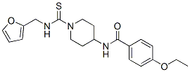 (9ci)-4-乙氧基-n-[1-[[(2-呋喃甲基)氨基]硫氧代甲基]-4-哌啶基]-苯甲酰胺結(jié)構(gòu)式_606112-46-3結(jié)構(gòu)式