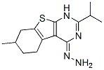 (9ci)-5,6,7,8-四氫-7-甲基-2-(1-甲基乙基)-[1]苯并噻吩并[2,3-d]嘧啶-4(1h)-酮肼酮結(jié)構(gòu)式_606114-00-5結(jié)構(gòu)式