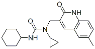 (9CI)-n-環(huán)己基-n-環(huán)丙基-n-[(1,2-二氫-6-甲基-2-氧代-3-喹啉)甲基]-脲結構式_606116-16-9結構式