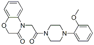 (9ci)-1-[(2,3-二氫-3-氧代-4H-1,4-苯并噁嗪-4-基)乙?；鵠-4-(2-甲氧基苯基)-哌嗪結構式_606118-13-2結構式