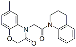 (9CI)-1-[(2,3-二氫-6-甲基-3-氧代-4H-1,4-苯并噁嗪-4-基)乙?；鵠-1,2,3,4-四氫-喹啉結(jié)構(gòu)式_606119-49-7結(jié)構(gòu)式