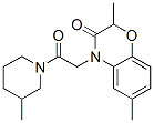 (9ci)-1-[(2,3-二氫-2,6-二甲基-3-氧代-4H-1,4-苯并噁嗪-4-基)乙?；鵠-3-甲基-哌啶結構式_606119-95-3結構式