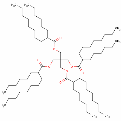 2,2-Bis[[(2-hexyl-1-oxodecyl)oxy]methyl]-1,3-propanediyl bis(2-hexyldecanoate) Structure,60623-04-3Structure