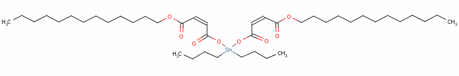 Tridecyl (z,z)-6,6-dibutyl-4,8,11-trioxo-5,7,12-trioxa-6-stannapentacosa-2,9-dienoate Structure,60659-61-2Structure