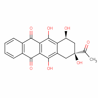 (7S,9s)9-acetyl-7,8,9,10-tetrahydro-6,7,9,11-tetrahydroxy-5,12-naphtacenedione Structure,60660-75-5Structure