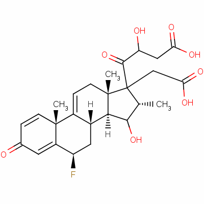 6Beta-fluoro-17,21-dihydroxy-16alpha-methylpregna-1,4,9(11)-triene-3,20-dione 17,21-di(acetate) Structure,60864-39-3Structure