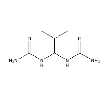 N,N-(2-甲基亞丙基)雙-脲結(jié)構(gòu)式_6104-30-9結(jié)構(gòu)式