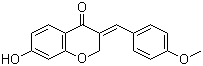 (3Z)-2,3-二氫-7-羥基-3-[(4-甲氧基苯基)亞甲基]-4H-1-苯并吡喃-4-酮結(jié)構(gòu)式_610778-85-3結(jié)構(gòu)式