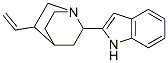 2-(5-乙烯基-1-氮雜雙環(huán)[2,2,2]-2-辛基)吲哚結(jié)構(gòu)式_61139-33-1結(jié)構(gòu)式