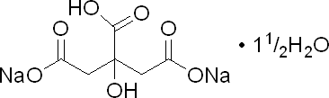 Disodium hydrogen citrate sesquihydrate Structure,6132-05-4Structure