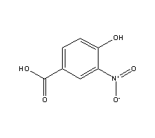 4-Hydroxy-3-nitrobenzoic acid Structure,616-82-0Structure