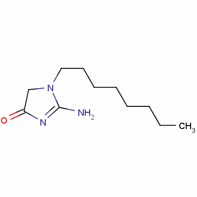 2-Amino-1,5-dihydro-1-octyl-4h-imidazol-4-one Structure,61605-46-7Structure