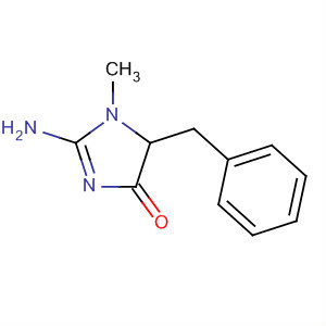 2-Amino-1,5-dihydro-1-methyl-5-benzyl-4h-imidazol-4-one Structure,61605-47-8Structure