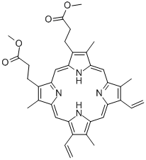 Protoporphyrin ix dimethyl ester Structure,6164-53-0Structure