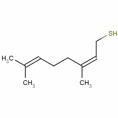 (Z)-3,7-dimethylocta-2,6-diene-1-thiol Structure,61758-03-0Structure