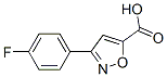 3-(4-Fluorophenyl)isoxazole-5-carboxylic acid Structure,618383-48-5Structure