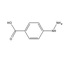 4-Hydrazinobenzoic acid Structure,619-67-0Structure