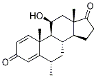 1Beta-hydroxy-6alpha-methyl-1,4-androstadiene-3,17-dione Structure,61919-52-6Structure