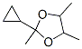 2-Cyclopropyl-2,4,5-trimethyl-1,3-dioxolane Structure,61920-38-5Structure