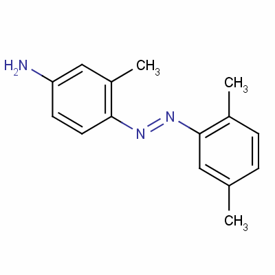 4-(2,5-二甲苯偶氮)鄰甲苯胺結(jié)構(gòu)式_61931-72-4結(jié)構(gòu)式