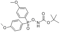 Tert-Butyl [Bis(4-methoxyphenyl)phosphinyloxy]carbamate Structure,619333-95-8Structure