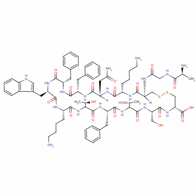 (D-trp8,d-cys14)-somatostatin-14 Structure,61950-59-2Structure