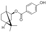 REL-4-羥基苯甲酸 (1R,2R,4R)-1,7,7-三甲基雙環(huán)[2.2.1]庚-2-基酯結(jié)構(gòu)式_62356-47-2結(jié)構(gòu)式