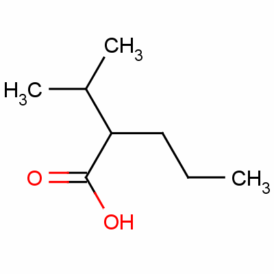 2-異丙基戊酸結構式_62391-99-5結構式