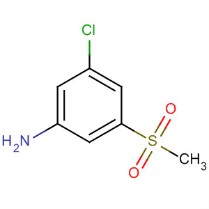 3-Chloro-5-(methylsulfonyl)aniline Structure,62605-99-6Structure