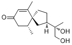 [2R-[2ALPHA(S*),5ALPHA(R*)]]-2-(1,2-二羥基-1-甲基乙基)-6,10-二甲基螺[4.5]癸-6-烯-8-酮結(jié)構(gòu)式_62623-86-3結(jié)構(gòu)式