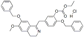 7-芐氧基-1-(4-芐氧基-3-乙氧基羰基氧基芐基)-6-甲氧基
-3,4-二氫異喹啉鹽酸鹽結(jié)構(gòu)式_62744-14-3結(jié)構(gòu)式