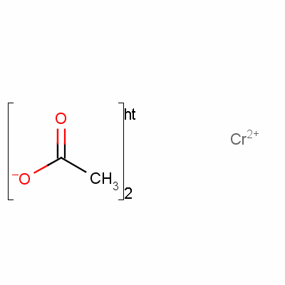 Chromium (ii) acetate Structure,628-52-4Structure