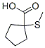 Cyclopentanecarboxylic acid,1-(methylthio)-(9ci)Structure,63049-48-9Structure Cyclopentanecarboxylic acid,1-(methylthio)-(9ci) Structure,63049-48-9Structure