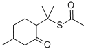 P-Mentha-8-thiol-3-one acetate, cis + trans Structure,63299-27-4Structure