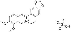 Berberine hemisulfate salt Structure,633-66-9Structure