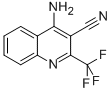 3-Quinolinecarbonitrile, 4-amino-2-(trifluoromethyl)- Structure,634170-61-9Structure