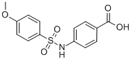 4-(4-Methoxybenzenesulfonylamino)benzoic acid Structure,63421-69-2Structure