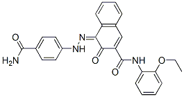 (4Z)-4-[(4-氨基甲酰苯基)亞肼基]-N-(2-乙氧基苯基)-3-氧代-萘-2-甲酰胺結構式_63661-01-8結構式