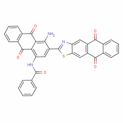 N-[4-amino-3-(5,10-dihydro-5,10-dioxoanthra[2,3-d]thiazol-2-yl)-9,10-dihydro-9,10-dioxo-1-anthryl]benzamide Structure,6371-50-2Structure