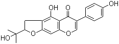 2,3-二氫-4-羥基-2-(1-羥基-1-甲基乙基)-6-(4-羥基苯基)-5H-呋喃并[3,2-G][1]苯并吡喃-5-酮結(jié)構(gòu)式_63807-85-2結(jié)構(gòu)式