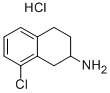 8-Chloro-1,2,3,4-tetrahydro-naphthalen-2-ylaminehydrochloride Structure,63823-27-8Structure