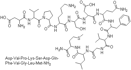 肛褶蛙肽結構式_63968-82-1結構式