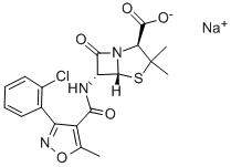 氯唑西林鈉結(jié)構(gòu)式_642-78-4結(jié)構(gòu)式