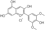 Malvidin chloride Structure,643-84-5Structure